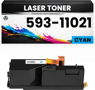 Produktbild von Toner kits kompatibel für Dell 593-11021 1250C/1350CNW/1355CN/1355CNW C1760NW/C1765NF/C1765NFW in Cyan