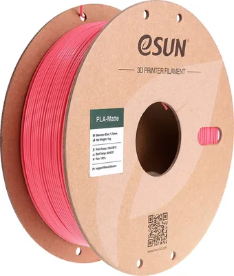 Produktbild von eSUN PLA-Matt Strawberry Red 1.75 mm 1KG