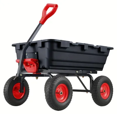 Immagine prodotto di Carrello da giardino - Carrello a mano - Carrello per il giardino - Piccolo carrello da giardino - Carrello di trasporto - Portata massima fino a 362 kg