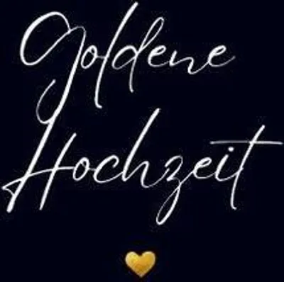 Produktbild von Gästebuch "Goldene Hochzeit"- Premium Gästebuch Blanko