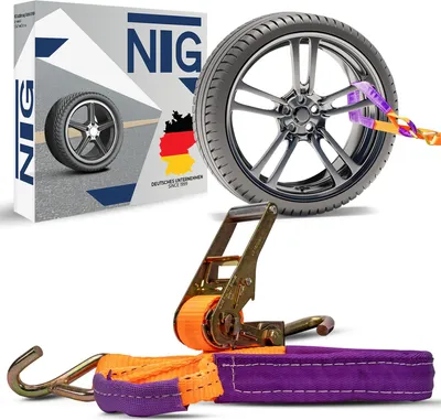 Produktbild von Spanngurt Auto Transport Zurrgurt, ein Zurrpunkt