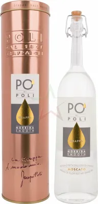 Produktbild von Poli Grappa Po di Poli Morbida Smooth in Tinbox 40 % 0,70 Liter
