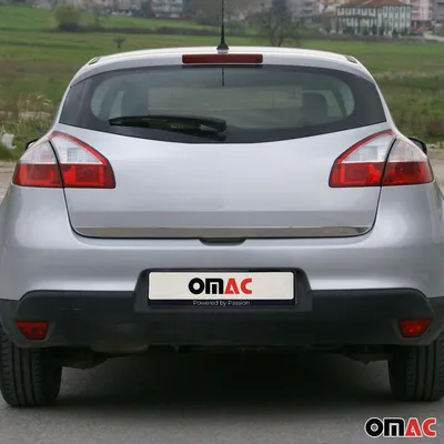 Obrázek produktu pro Zadní lišta zavazadlového prostoru pro Renault Megane 2008-2016 spodní chromovaná nerezová ocel