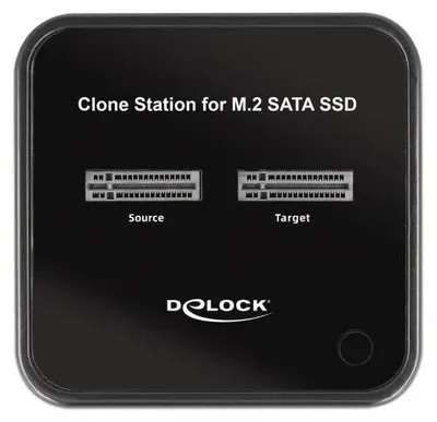 Imagen del producto de Delock 64178 DELOCK M.2 Dockingstation für 2xM.2 SATA SSD mit Klon