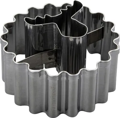 Zdjęcie produktu dla Foremka do ciastek Zenker Linzer z głową łosia Foremka ze stali nierdzewnej 2 w 1 do ciastek z głową łosia Idealna do świątecznych ciastek i wypieków na Boże Narodzenie Można myć w zmywarce (50x50x26 mm)