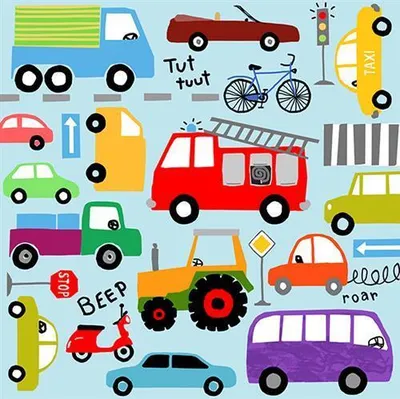 Produktbild von 20 Servietten Rush Hour - Straßenverkehr 33x33cm