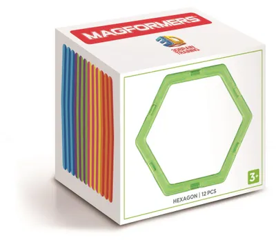 Produktbild von MAGFORMERS 278-33 Magnetspielzeug, Orange, Green, Red, Blue