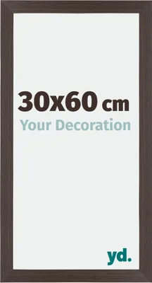 Produktbild von Bilderrahmen, 30x60 cm, Eiche Dunkel, MDF, Mura