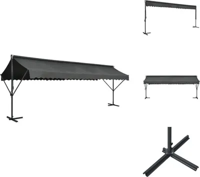 Imagen del producto de vidaXL Toldo independiente de 600x300 cm, color antracita - Toldos y protectores solares