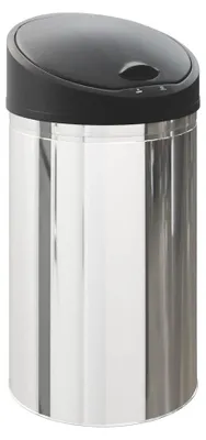 Immagine prodotto di 5five Simply Smart Automatischer Mülleimer Sensor, Abfalleimer, Edelstahl, ABS-Kunststoff, Silber, 42 L, 164607