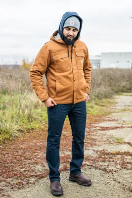 Image de Blouson WASHED DUCK BARLETT T2XL marron - CARHARTT - S1103826BRNXXL