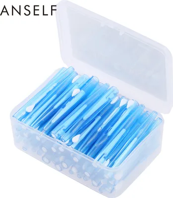 Zdjęcie produktu dla Anself 60 sztuk / opakowanie – wkłady do wykałaczek dentystycznych, szczoteczki międzyzębowe, wykałaczki do zębów, wykałaczki dentystyczne do głębokiego czyszczenia jamy ustnej i higieny jamy ustnej