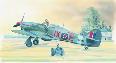 Obrázek produktu pro Model Model Hawker Hurricane MK.II HI TECH 1:72 16,9x13,6cm