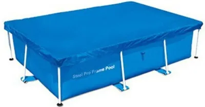 Produktbild von Rechteckige Poolabdeckung für rechteckige Pools, 450 x 220 cm, verbessertes Material, einfache Montage