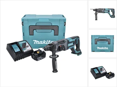 Produktbild von Makita DHR 241 RF1J Akku Bohrhammer 18 V 2,0 J SDS plus + 1x Akku 3,0 Ah + Ladegerät + Makpac