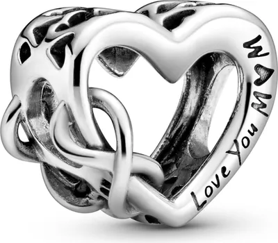 Produktbild von Pandora „Love You Mum“ Unendlichkeits-Herz Charm 798825C00 Anhänger