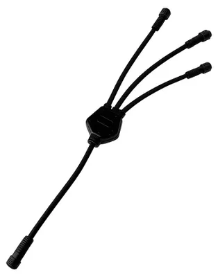 Produktbild von Illu Verteiler Schwarz 3-fach für Illu-Lichterkette