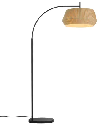 Immagine prodotto di Lampada da terra Dicte Lampada da lettura Ø 53 cm Beige / Nero