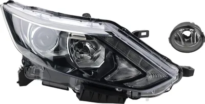 Produktbild von Scheinwerfer passend für Nissan Qashqai J11 13-17 H7 H11 Re. + Nebelsch. 260104EH0A 260104EH1A 260104EH2A 261508990B 261508992B 2615089 Johns