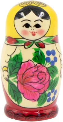 Immagine prodotto di Matrioska, bambole nidificate, set di 4 bambole, 9 cm - Bambola di legno