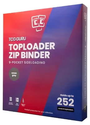 Obrázek produktu pro TCG Guru – 9-kapsový toploader Xenon Binder, šedý