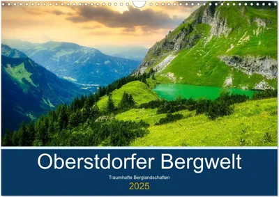 Produktbild von Oberstdorfer Bergwelt (Wandkalender 2025 DIN A3 quer), CALVENDO Monatskalender