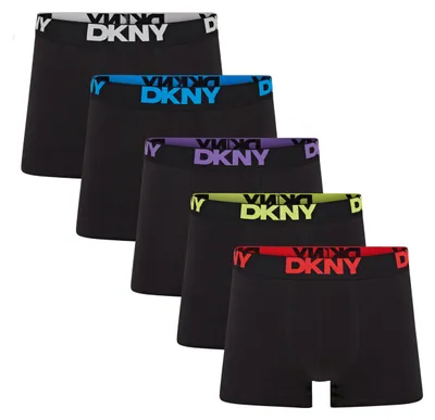 Immagine prodotto di DKNY - Boxer da uomo, modello Scottsdale, confezione da 5. Intimo da uomo, multipack