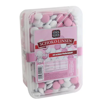 Image de Agilus Choco Lentilles chocolat noir et huile de menthe 900g