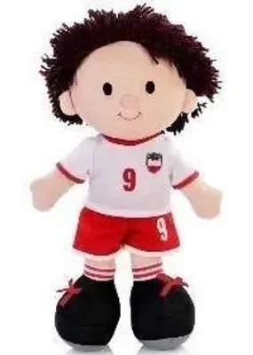 Immagine prodotto di Giocatore di calcio in peluche con licenza dell'Associazione calcistica polacca (PZPN)