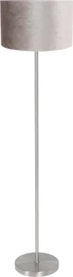 Obrázok produktu pre Mexlite - lampa stojaca - Noor - oceľ strieborná - kov textil - atmosférická lampa - E27 - 4430ST