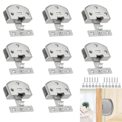Productafbeelding van Scharnieren voor glazen deuren, klemscharnieren, 5-7 mm douchedeur, 8 stuks