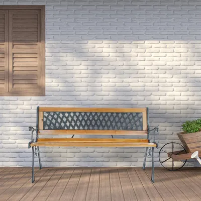 Produktbild von HI Gartenbank 126 cm Holz