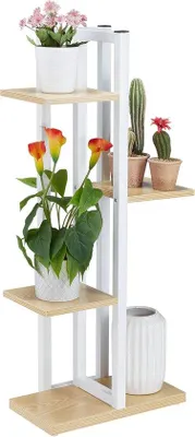 Productafbeelding van Plantenrek met 4 niveaus - Lichtbruin