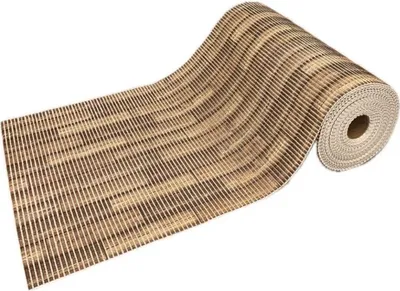 Produktbild von Weichschaummatte Holzoptik Meterware Bodenmatte Badteppich Antirutschmatte 65x200 cm