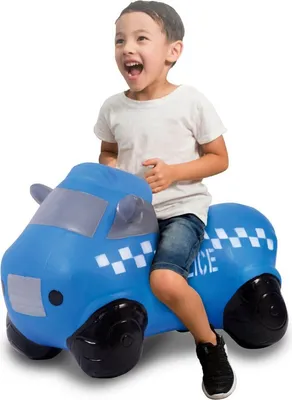 Image de Camion de police gonflable avec pompe