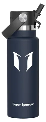 Immagine prodotto di Borraccia per bambini Sparrow, 350 ml, in acciaio inossidabile, thermos con cannuccia
