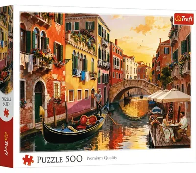 Produktbild von TREFL Puzzle Bentky bei Sonnenuntergang 500 dlc