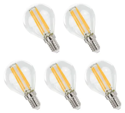 Produktbild von Spectrum E14 LED Lampe 4W 500lm 2700K Warmweiß 230V 5 Stück