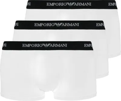 Produktbild von Emporio Armani 111357-cc717-00110 Boxers Pack-3 White / Black XL