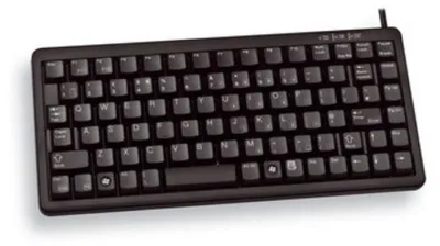 Zdjęcie produktu dla CHERRY G84-4100, Mini, Przewodowa, USB, QWERTY, Czarny