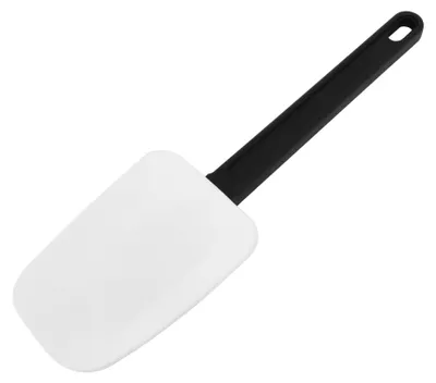Immagine prodotto di Cucchiaio raschietto con manico bianco/nero 250 mm