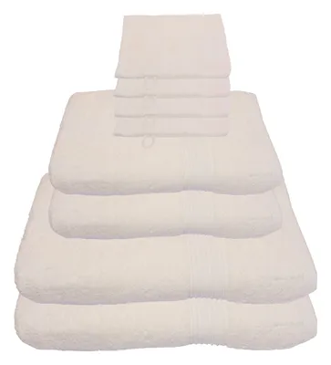 Produktbild von Julie Julsen Handtuch Set Naturweiß,Set:8 tlg. 2 Bade- 2 Handtücher 4 Waschhandschuhe