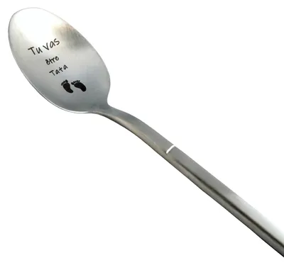 Schwangerschaftsankündigungs-Löffel für die Schwester, 15,5 cm, Edelstahl