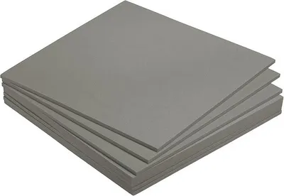 Zdjęcie produktu dla Pianka EVA 5 mm Jasnoszara 25x25 cm Arkusze 8 szt DIY Rękodzieło