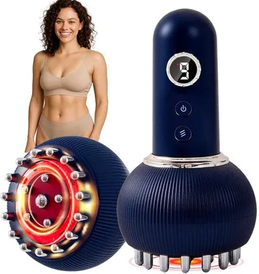 Productafbeelding van Massageapparaat voor het lichaam met microstroom, licht, warmte en vibratie, geschikt voor benen, armen en buik.