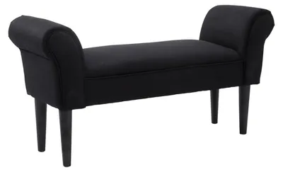 Immagine prodotto di Panca imbottita in schiuma - Colore: Nero | Dimensioni: 40,15 x 12,2 x 20,07 cm