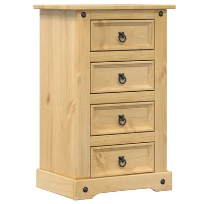Immagine prodotto di Comodino 53x39x84 cm in Legno Massello di Pino