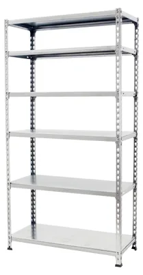 Image de Etagère Légère Sans Vis Simonclick Mini 6/400 Galva/galva Galvanisé 2500x800x400 - Simonrack