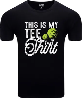 Immagine prodotto di Diarbo t-shirt da uomo con stampa sportiva golf shirt nera taglia L