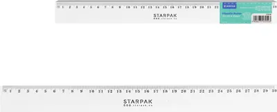 Produktbild von Kunststofflineal 30 cm STARPAK